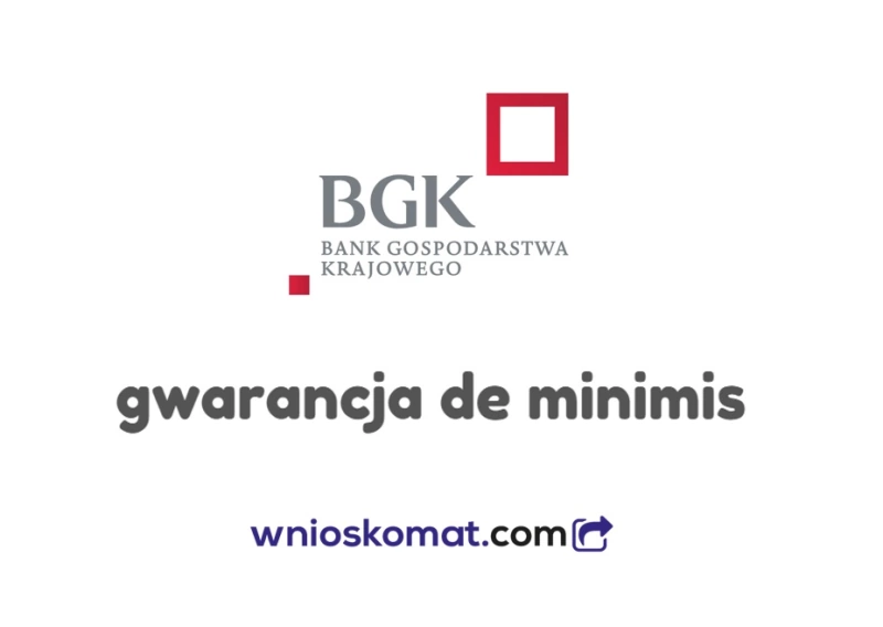 gwarancje de minimis BGK