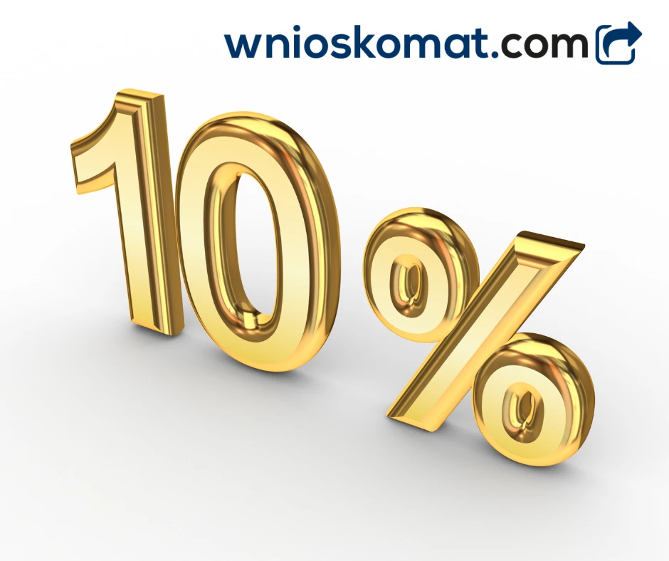 wkład własny 10%