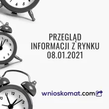 Akt oskarżenia przeciw założycielom Kredytów-Chwilówek, najwyższe rezerwy walutowe NBP w historii, wzrost niewypłacalności i upadłości – piątek 08.01.2021