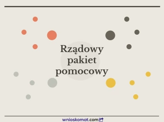 Rządowy pakiet pomocowy - na jaką pomoc mogę liczyć?